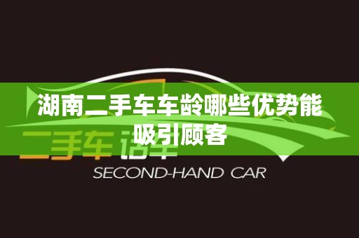 湖南二手车车龄哪些优势能吸引顾客