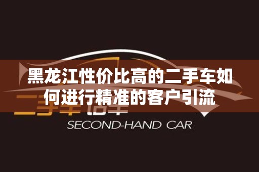 黑龙江性价比高的二手车如何进行精准的客户引流