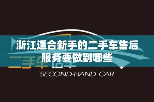 浙江适合新手的二手车售后服务要做到哪些