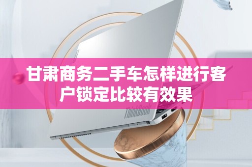 甘肃商务二手车怎样进行客户锁定比较有效果