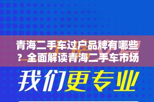 青海二手车过户品牌有哪些？全面解读青海二手车市场
