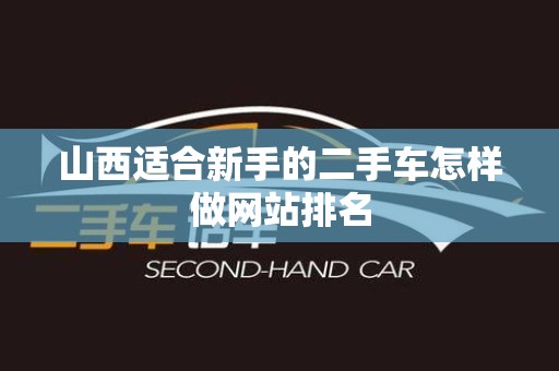 山西适合新手的二手车怎样做网站排名