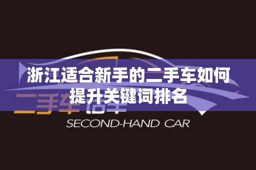 浙江适合新手的二手车如何提升关键词排名