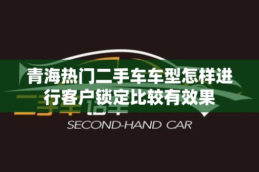 青海热门二手车车型怎样进行客户锁定比较有效果