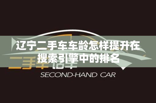 辽宁二手车车龄怎样提升在搜索引擎中的排名
