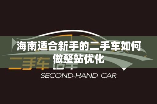 海南适合新手的二手车如何做整站优化