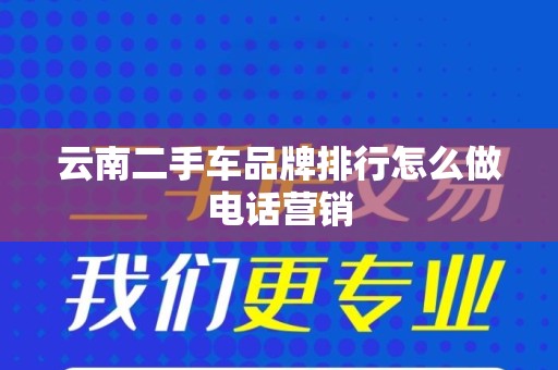 云南二手车品牌排行怎么做电话营销