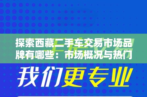 探索西藏二手车交易市场品牌有哪些：市场概况与热门选择