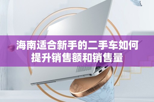 海南适合新手的二手车如何提升销售额和销售量