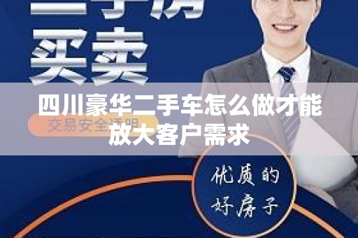 四川豪华二手车怎么做才能放大客户需求